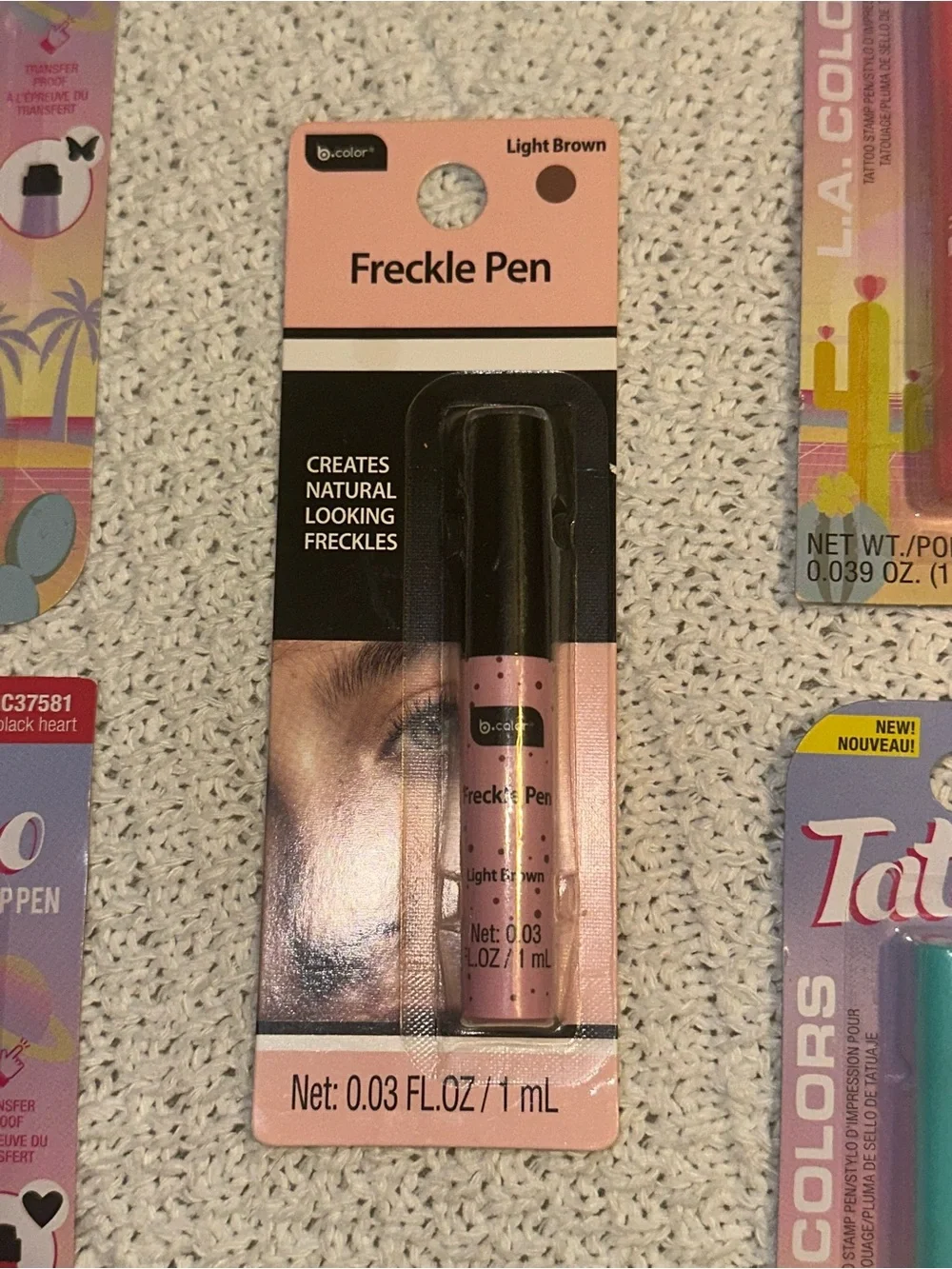 L.A. Colors Tattoo Stamp Pen Set & Freckle Pen